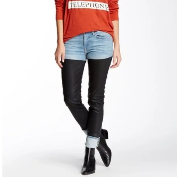 🥳HPx2🥳 NWT, Wildfox The Marianne Mid-Rise in Poetry Jeans - Picture 2 of 15